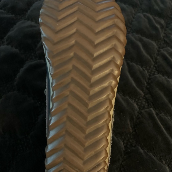 Sorel Women Gray/Navy Leather Ankle Duck Boots - Picture 4 of 4